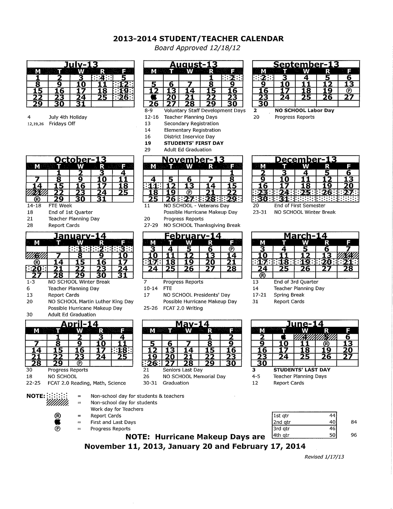 Amphi Calendar