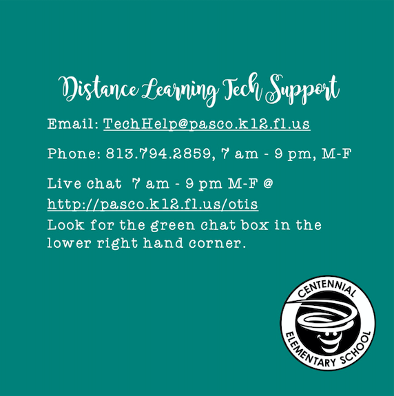 Distance Learning Tech Support
