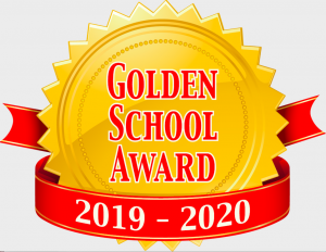 Golden School Award Medallion picture. 2019-2020
